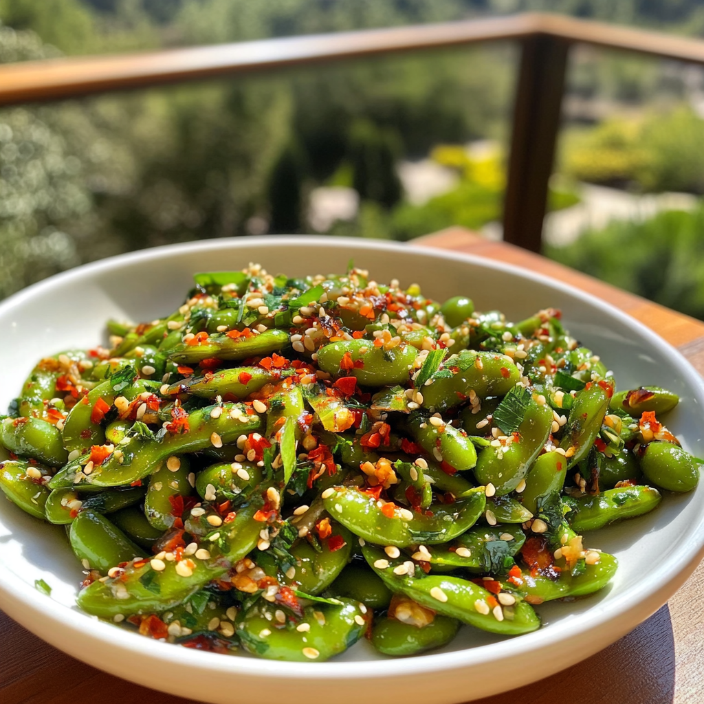 spicy edamame recipe​