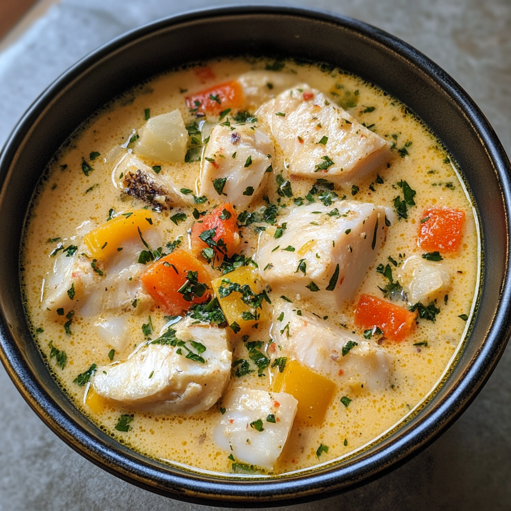 Acid Reflux-Friendly Fish Chowder 