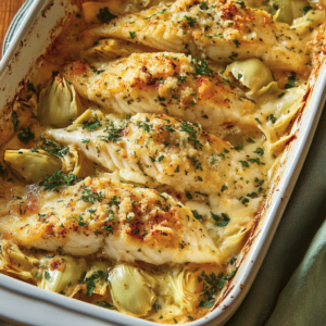 artichoke and parmesan tilapia recipe