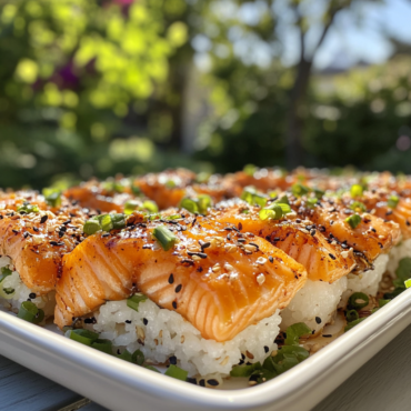 salmon sushi bake​