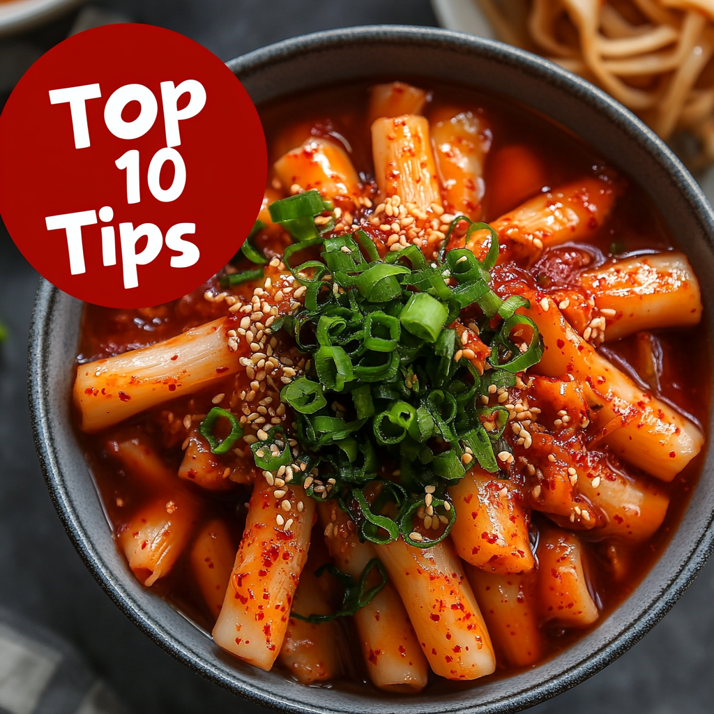 Tips for Better Rose Tteokbokki Recipe