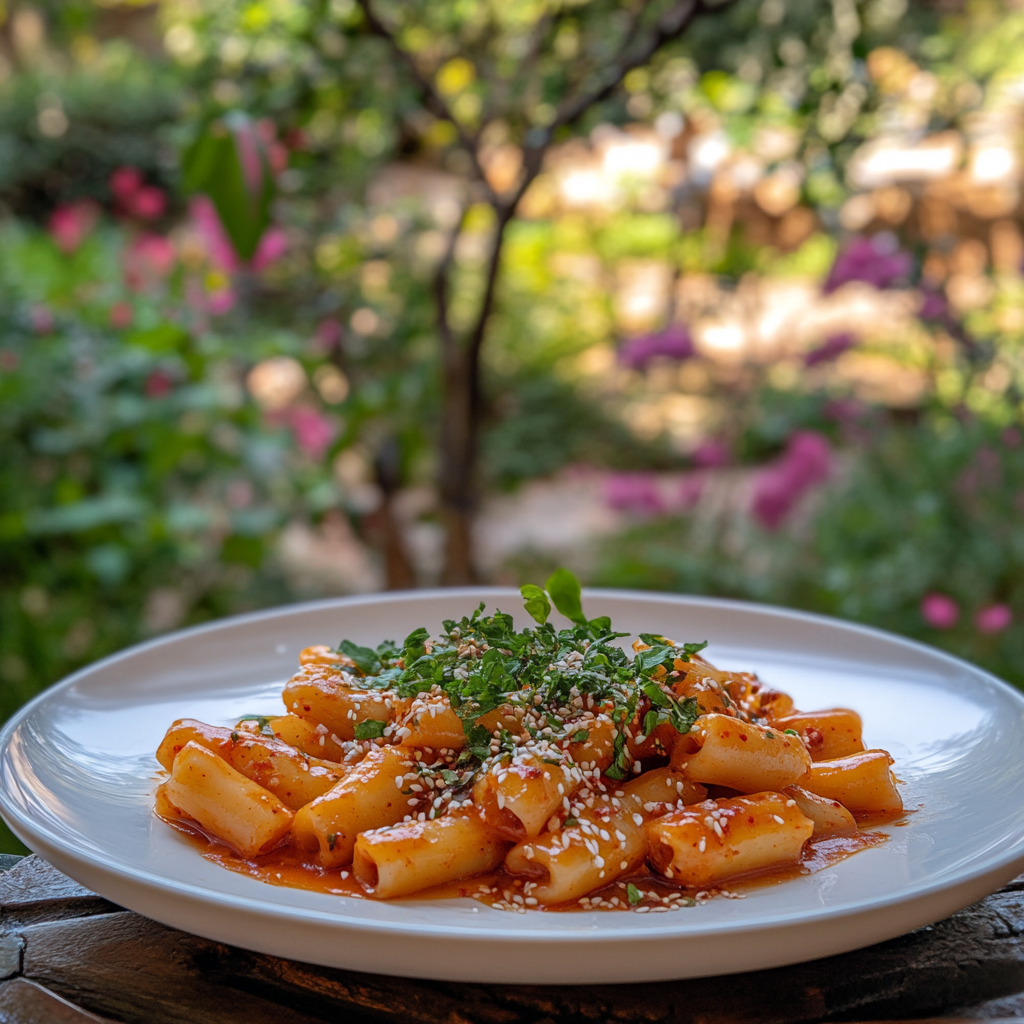 rose tteokbokki recipe