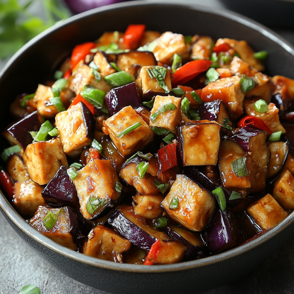 eggplant tofu recipe​
