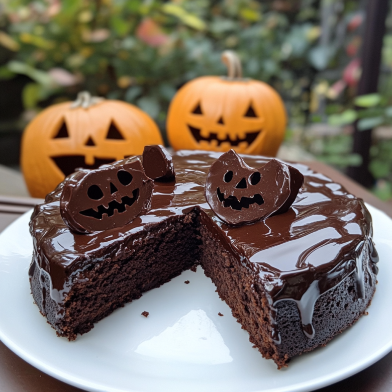 chocolate cake recipe from scratch easy halloween​