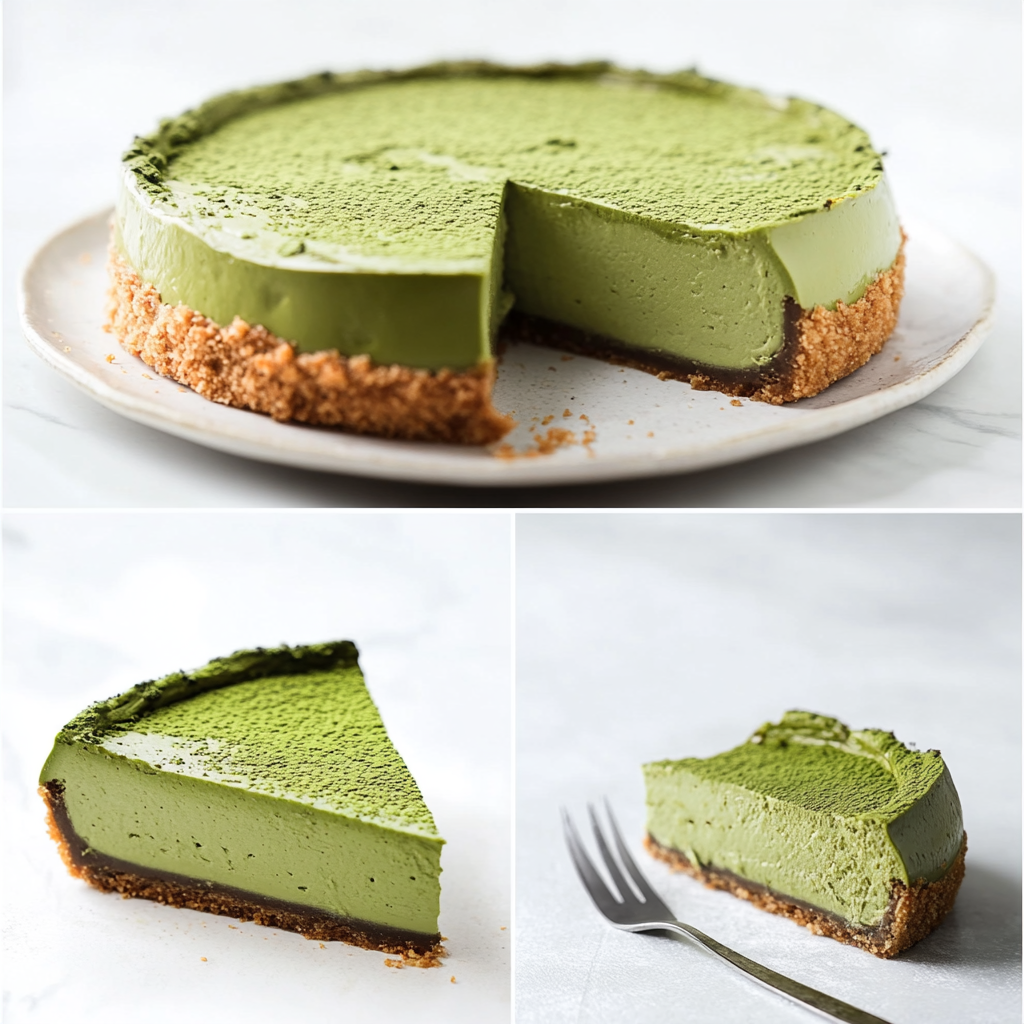 Matcha Basque Cheesecake