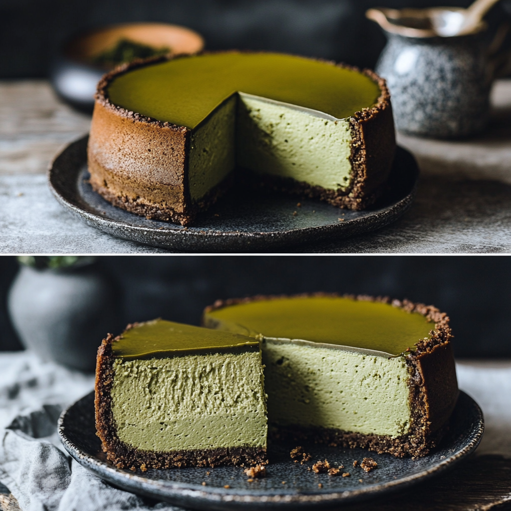 Matcha Basque Cheesecake Matcha Basque Cheesecake