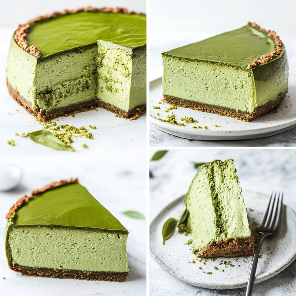 Matcha Basque Cheesecake