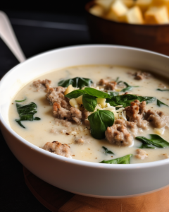 Creamy Parmesan Italian Sausage Soup