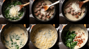 Creamy Parmesan Italian Sausage Soup