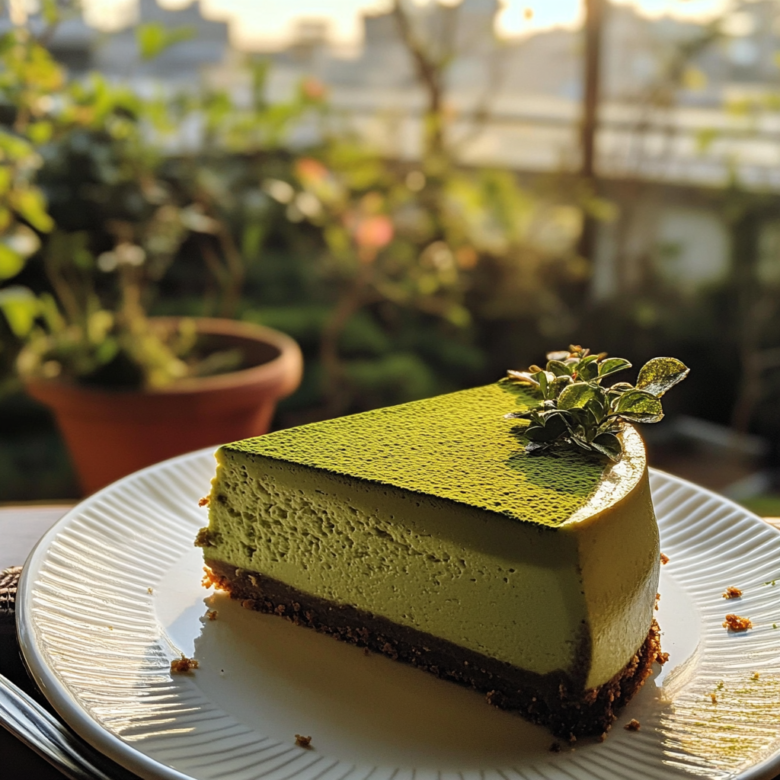 Matcha Basque Cheesecake