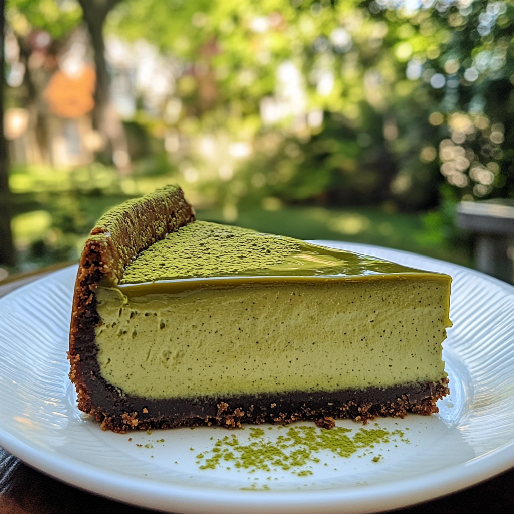 Matcha Basque Cheesecake