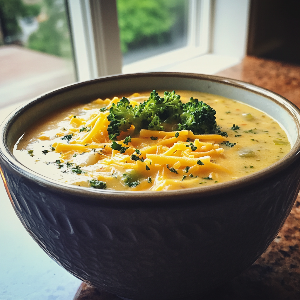 chicken broccoli cheddar soup​