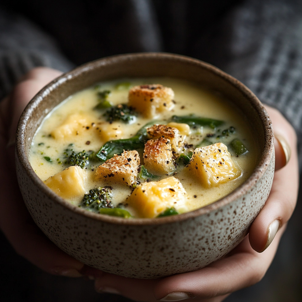 chicken broccoli cheddar soup​