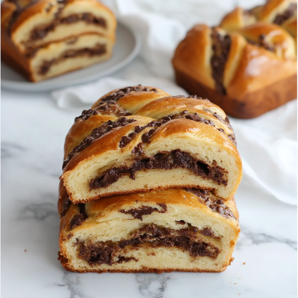 braided chocolate chip brioche recipe