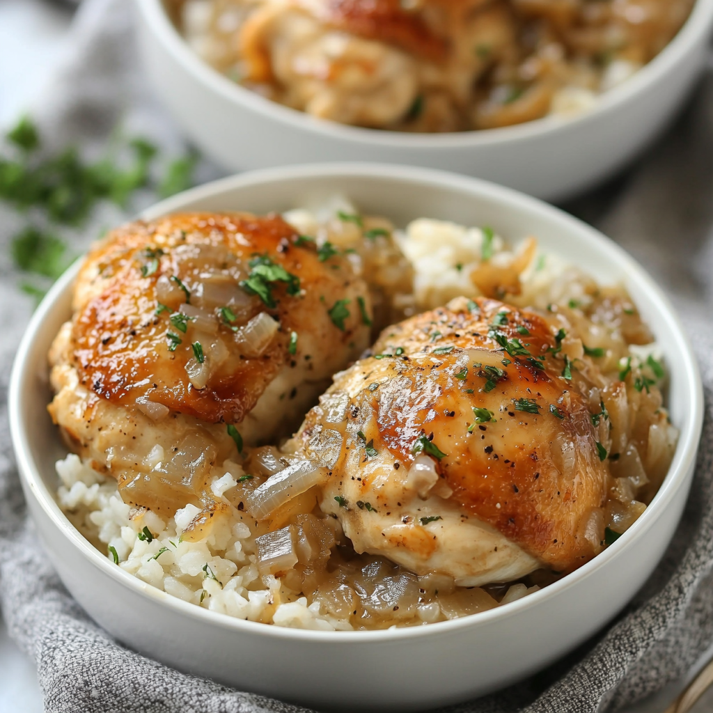 French Onion Chicken And Rice Recipe