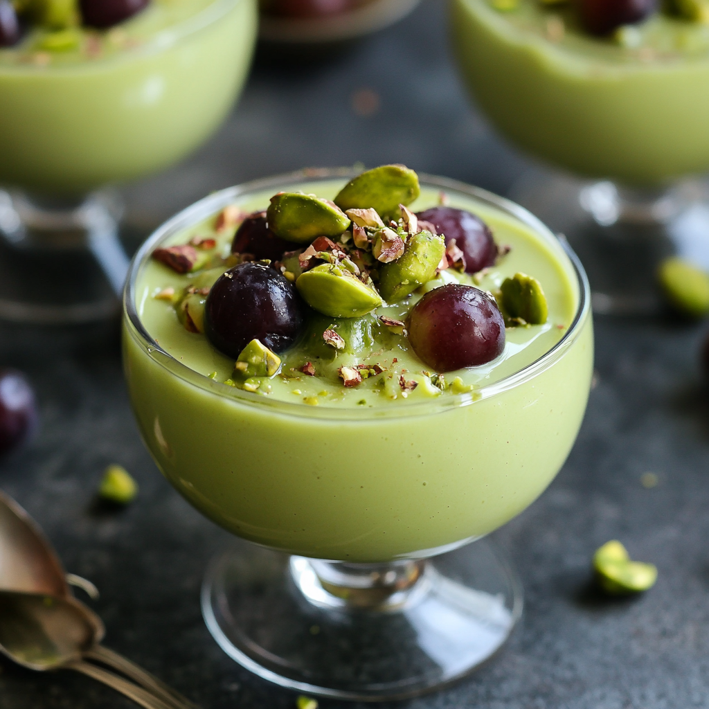 pistachio pudding recipe with grapes​