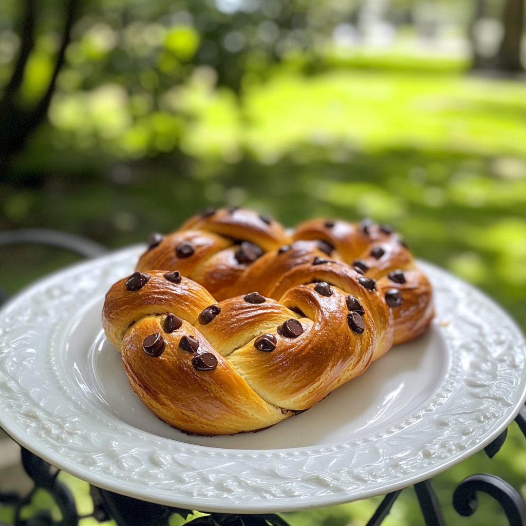braided chocolate chip brioche recipe