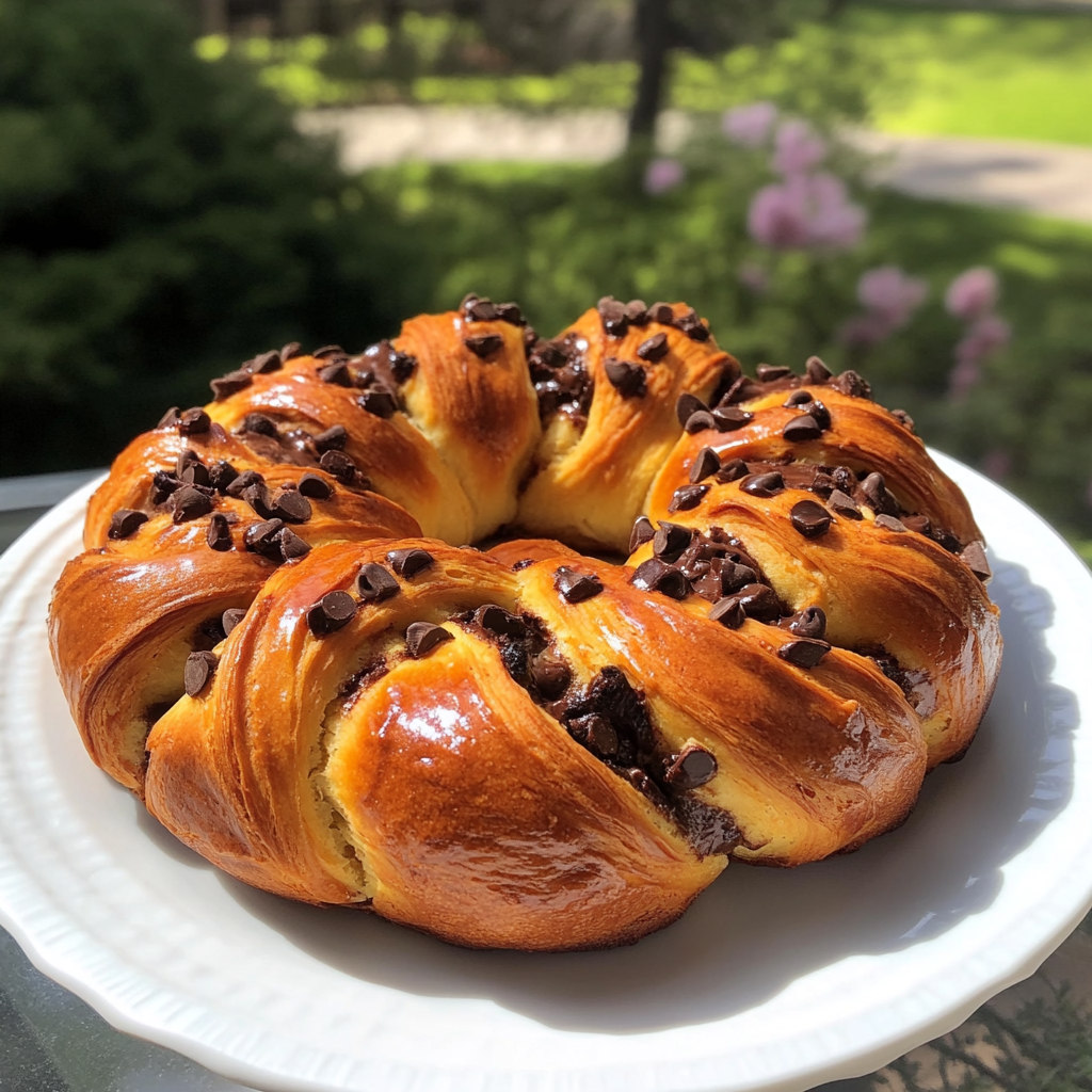 braided chocolate chip brioche recipe