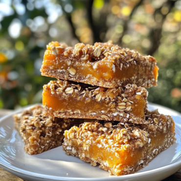 Persimmon Bars With Oatmeal Topping Recipe