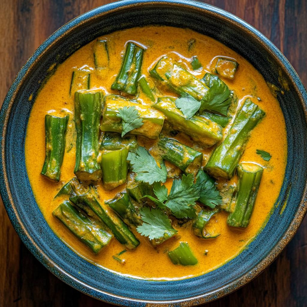 Recipe Using Yellow Curry Sauce and Okra