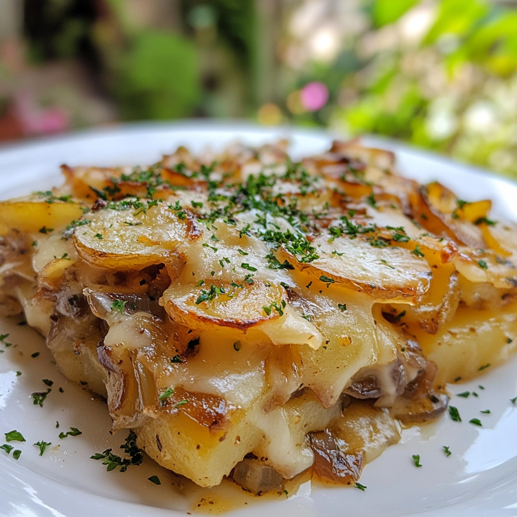 French Onion Potatoes