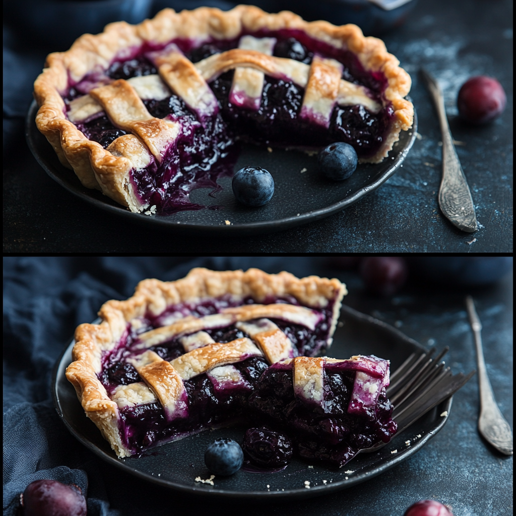 Frozen Blueberry Pie Recipe