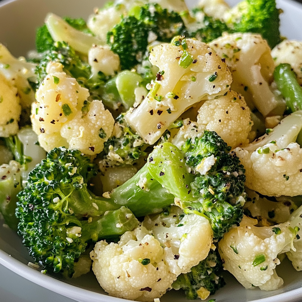 Cauliflower Broccoli Salad Recipe
