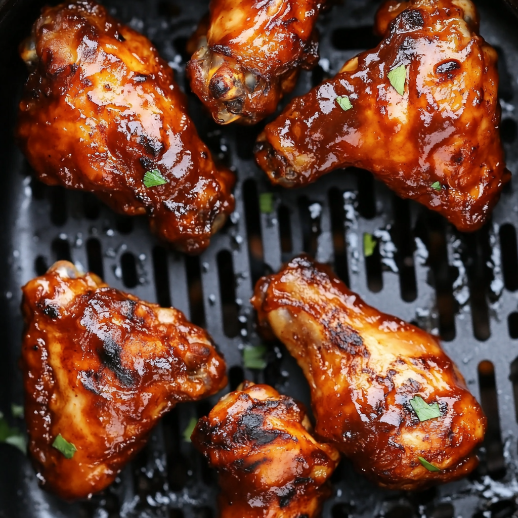 Air Fryer BBQ Chicken Wings