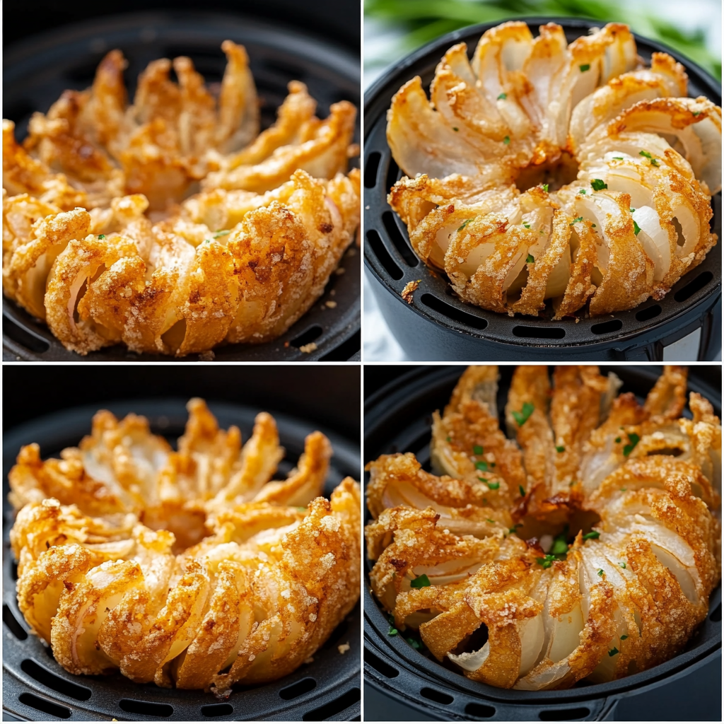 blooming onion air fryer recipe