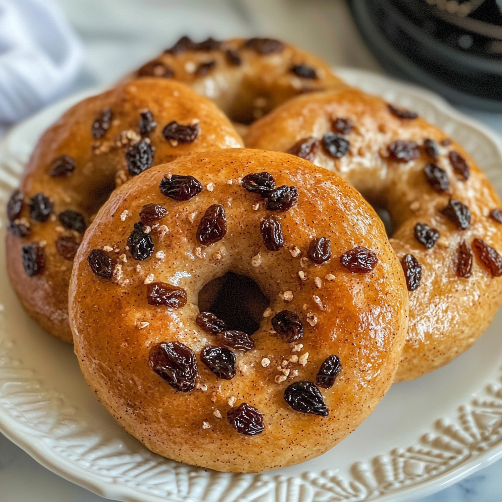 Cinnamon Raisin Bagel Recipe