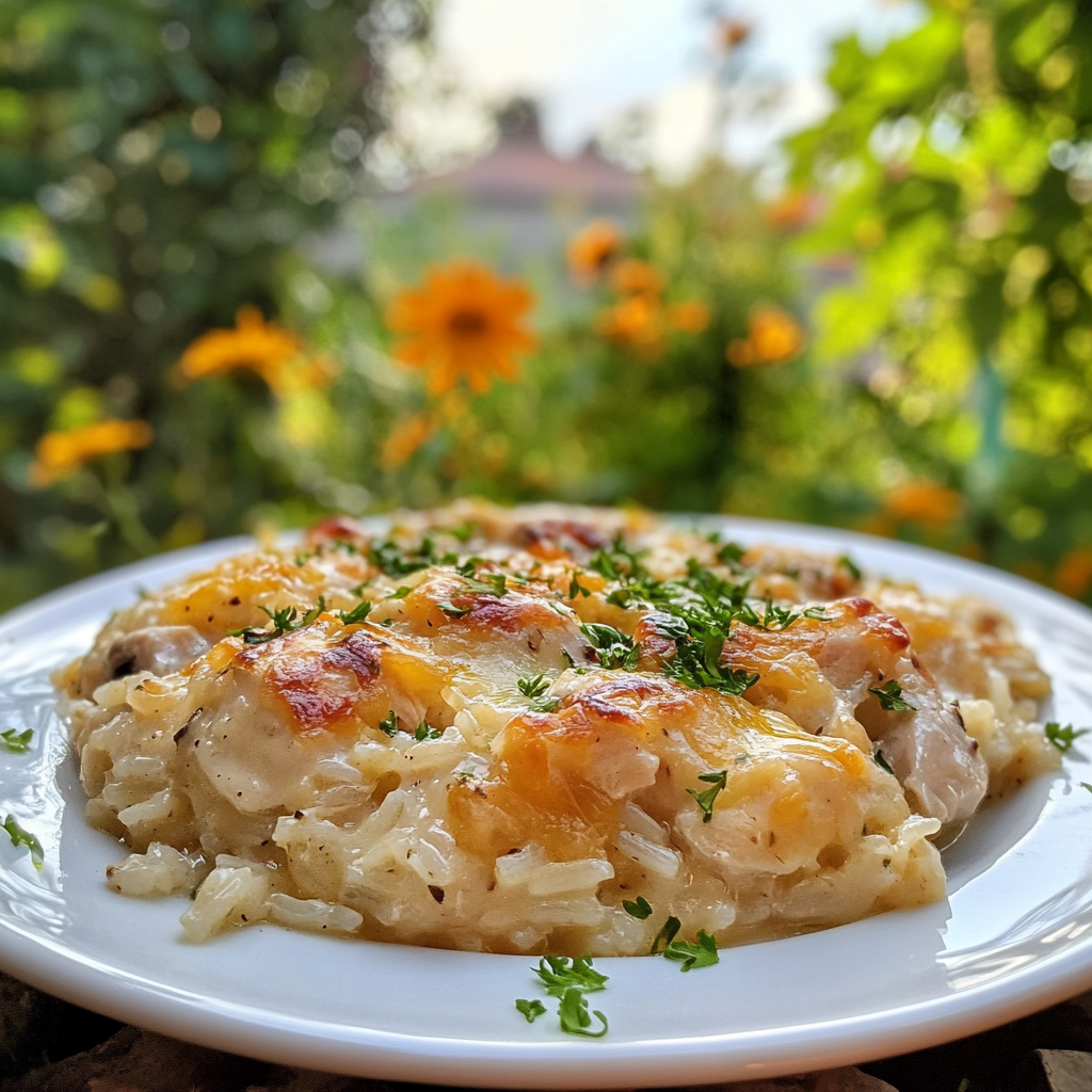 Grandma’s Classic Chicken and Rice Casserole