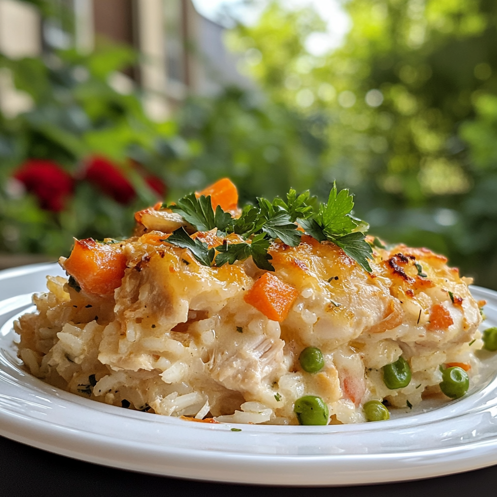 Grandma’s Classic Chicken and Rice Casserole