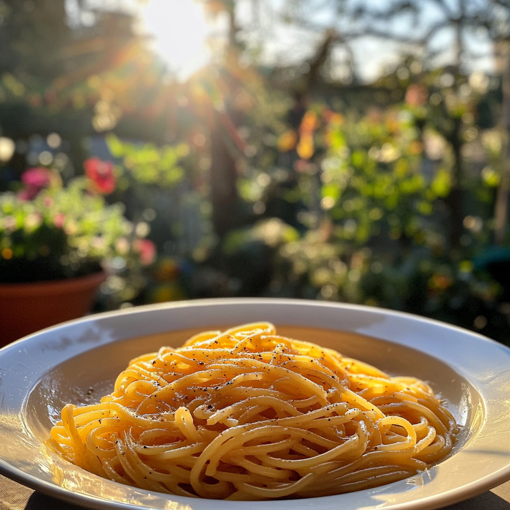 Sizzling Spaghetti Aglio e Olio