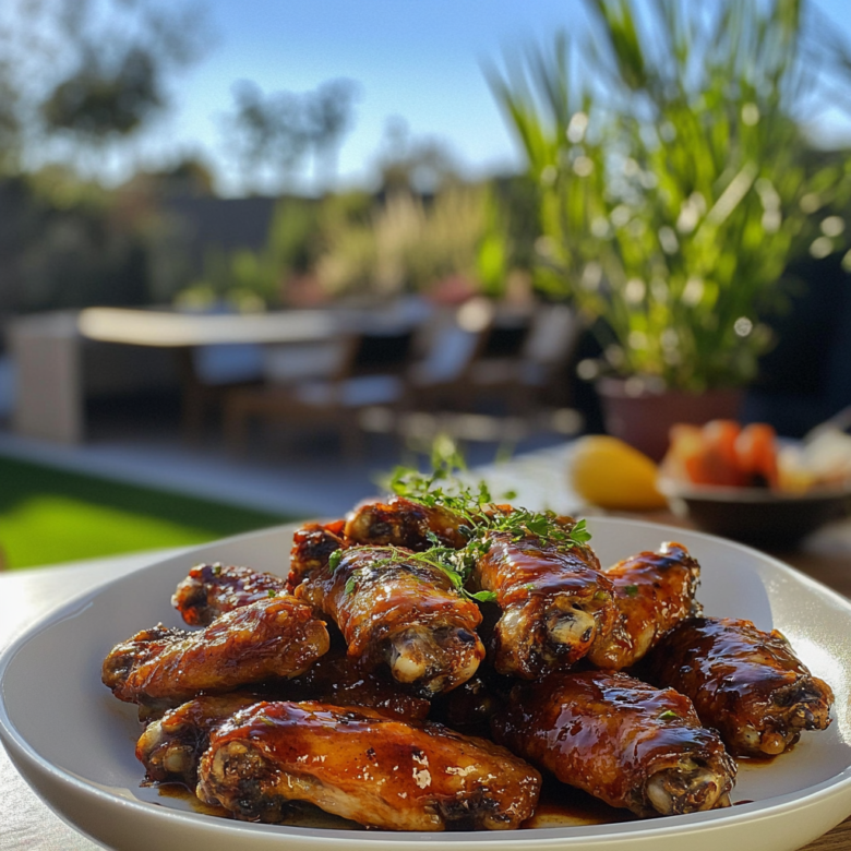Air Fryer BBQ Chicken Wings