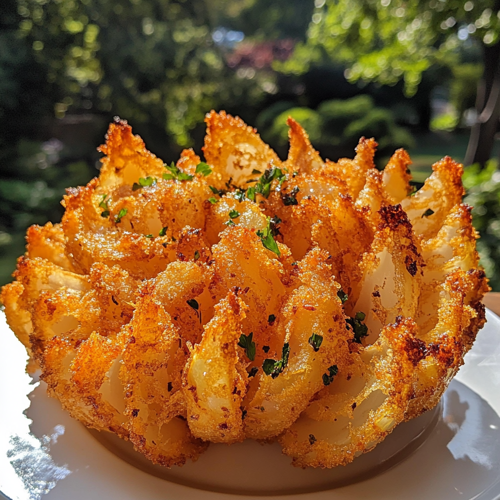 blooming onion air fryer recipe