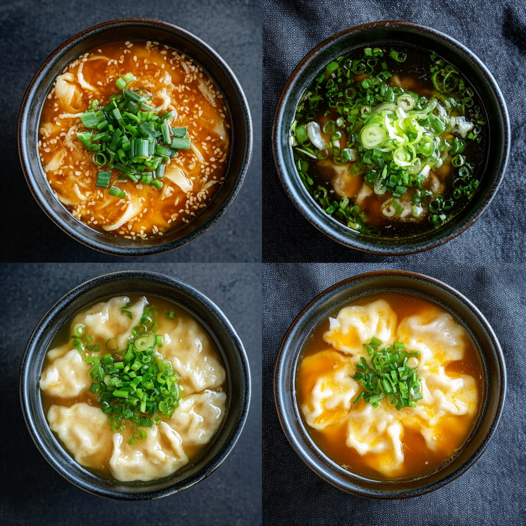 Egg Drop Dumpling Soup
