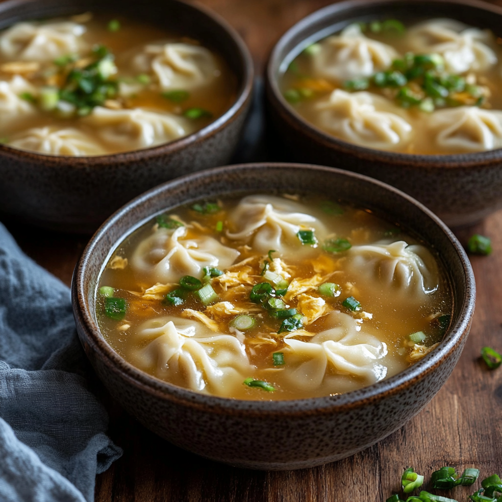 Egg Drop Dumpling Soup