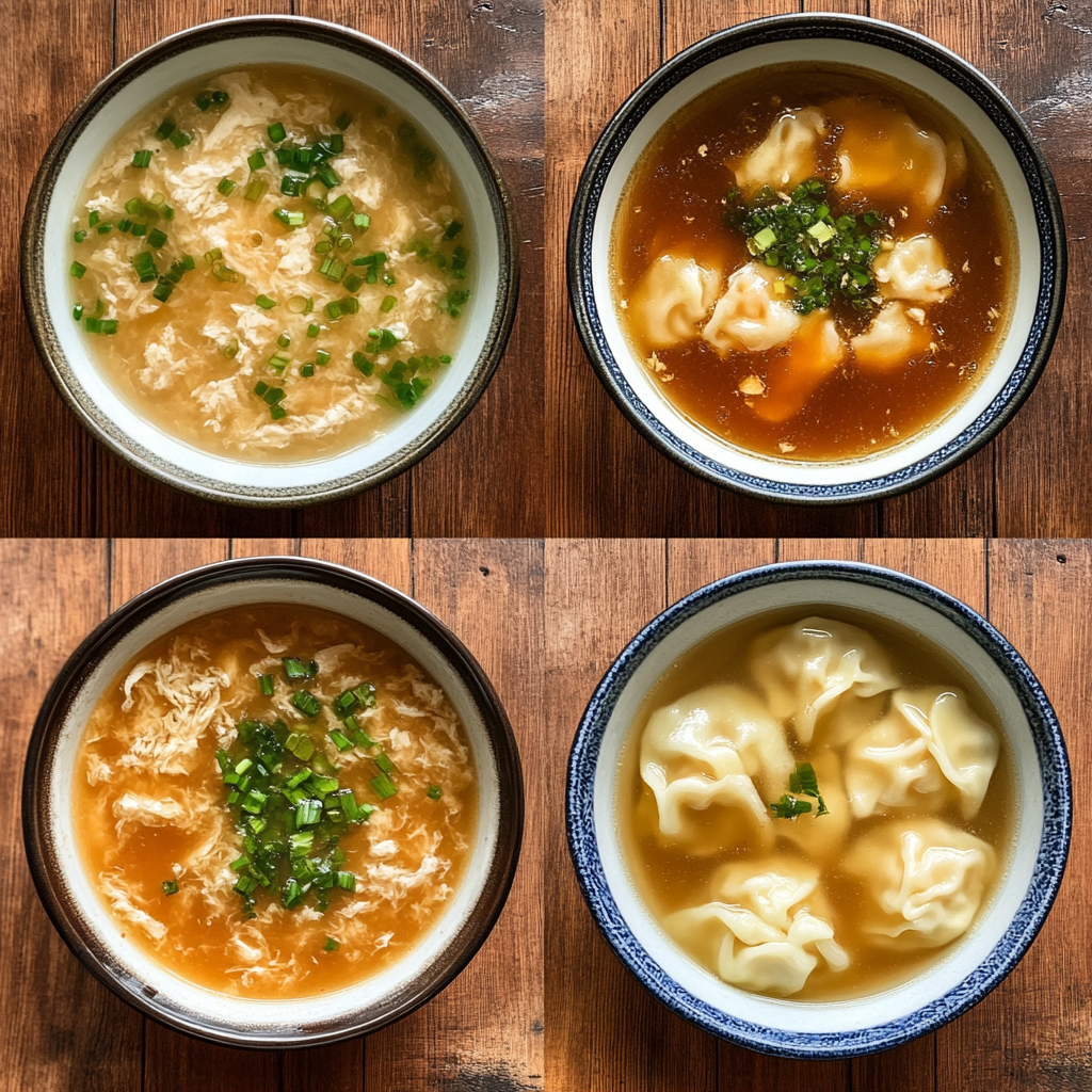 Egg Drop Dumpling Soup