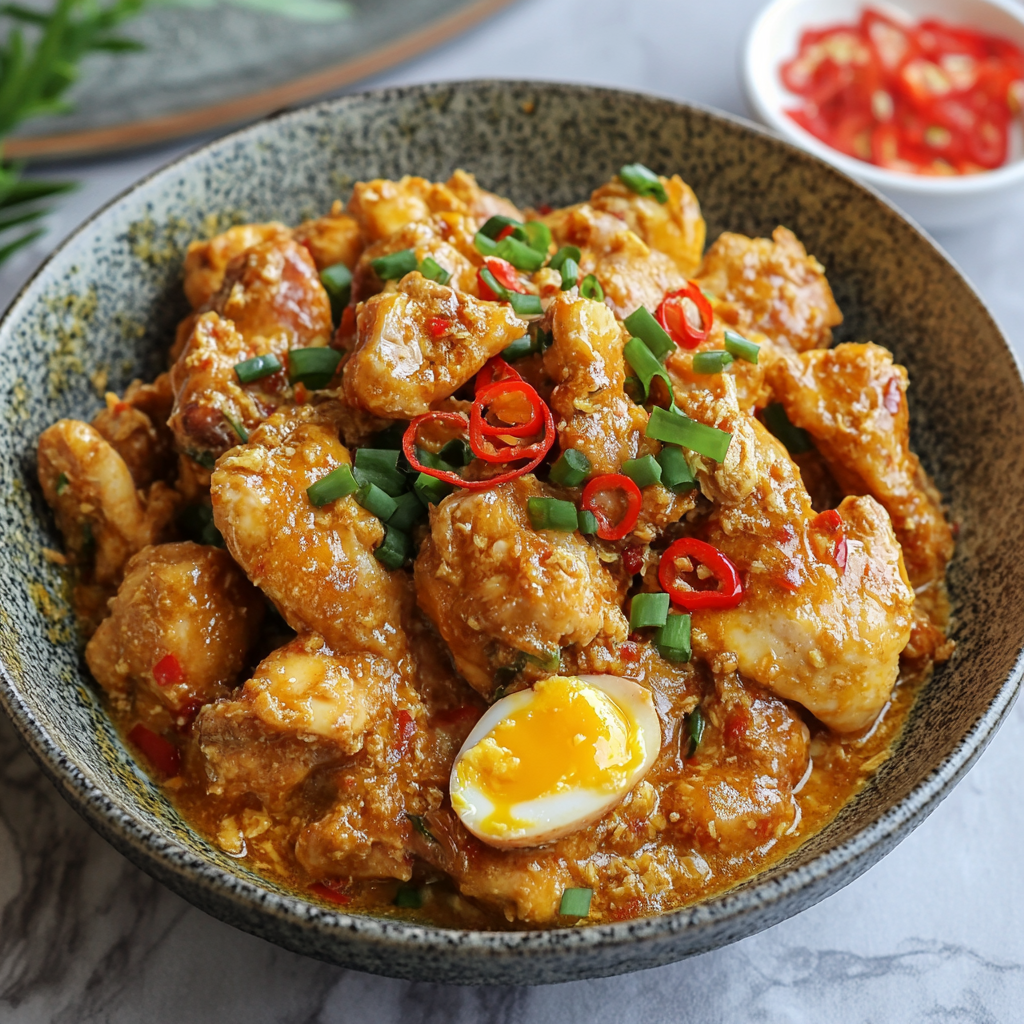 salted egg chicken recipe