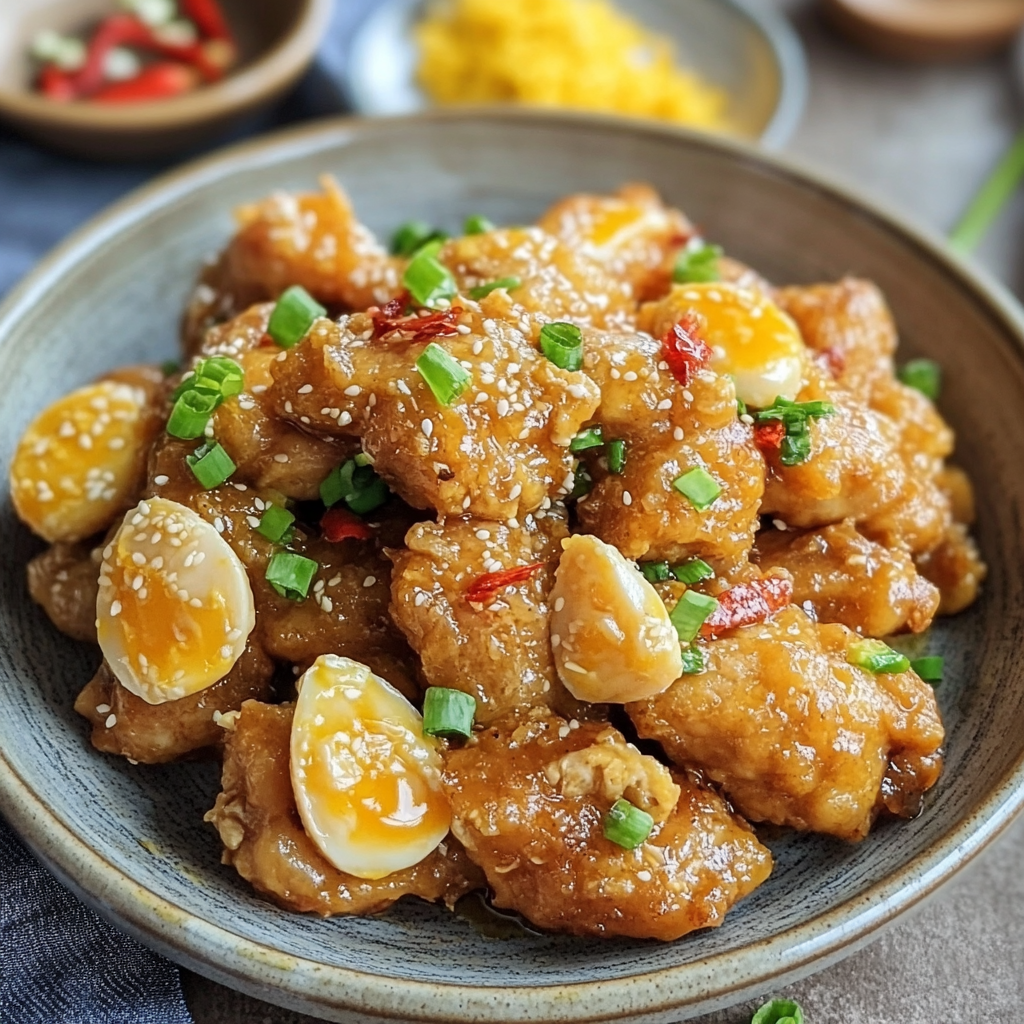 salted egg chicken recipe