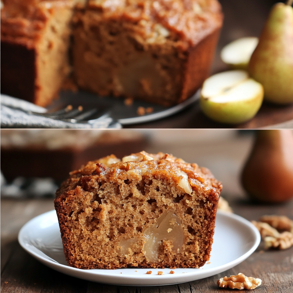 Spiced Pear Bread Recipe