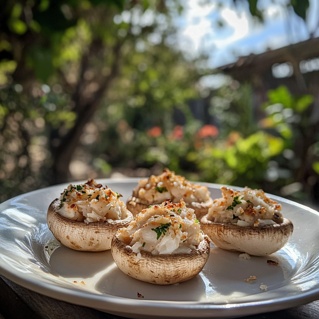 Crab Stuffed Mushrooms