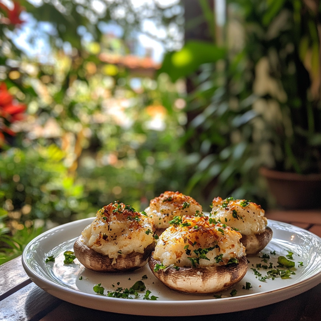 Crab Stuffed Mushrooms