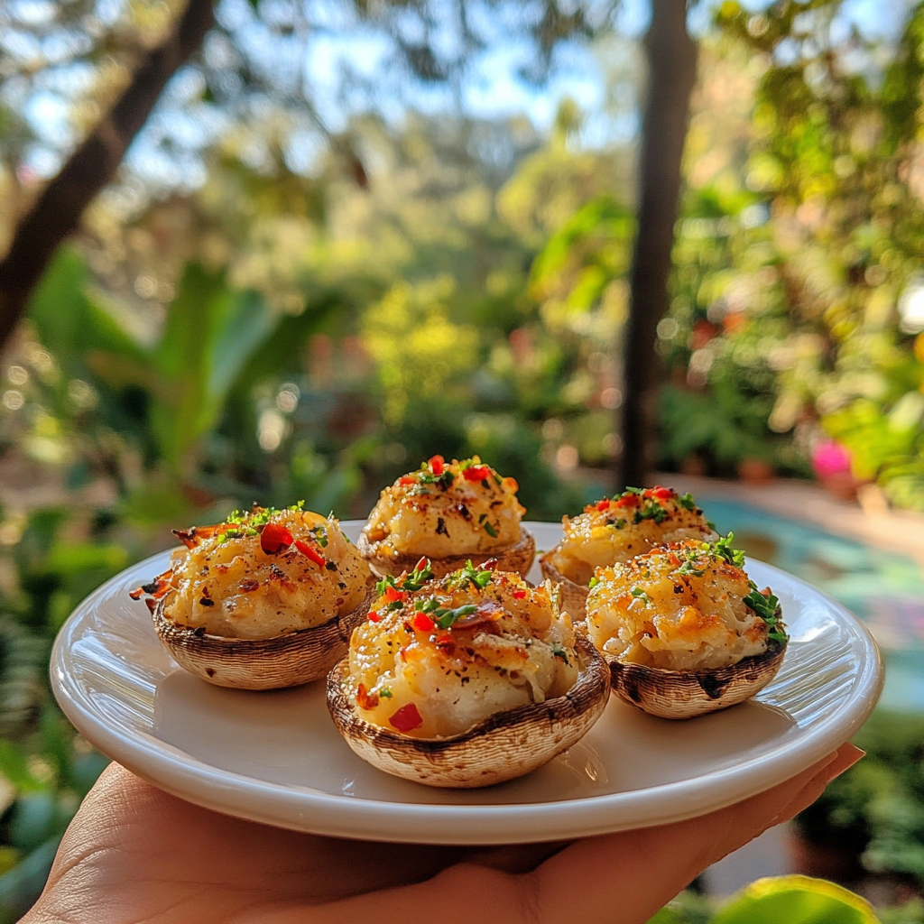 Crab Stuffed Mushrooms