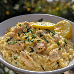Creamy Lemon Chicken Orzo