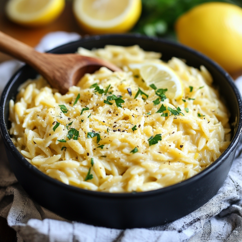 Creamy Lemon Orzo