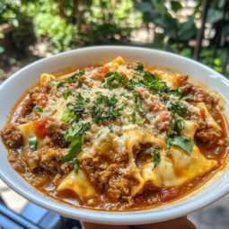 Viral TikTok lasagna soup