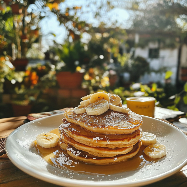 Almond Butter Banana Pancakes Recipe