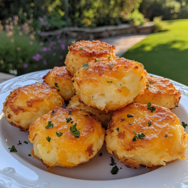 cheesy mashed potato puffs​