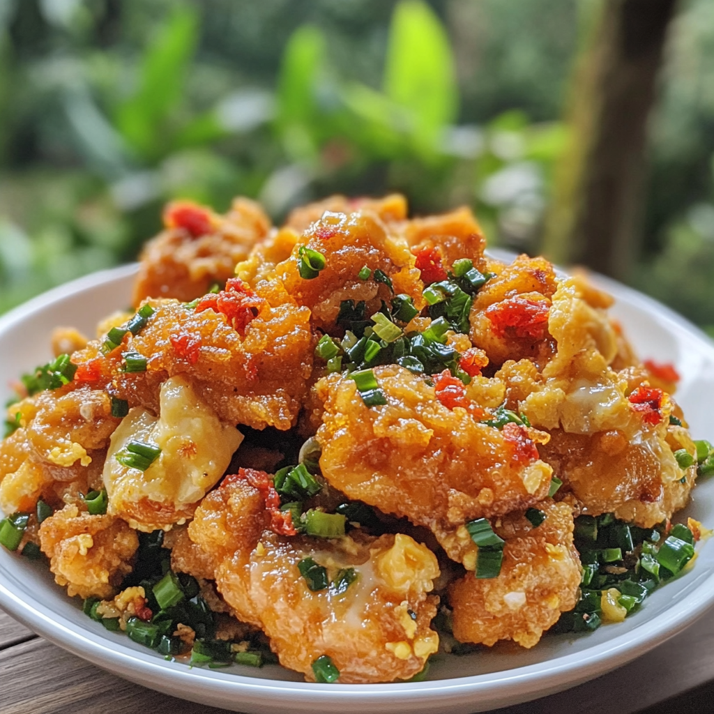salted egg chicken recipe